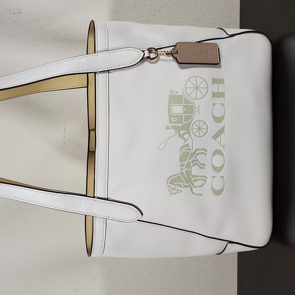 Coach Handbags - Coach Tote 27 with Horse and Carriage